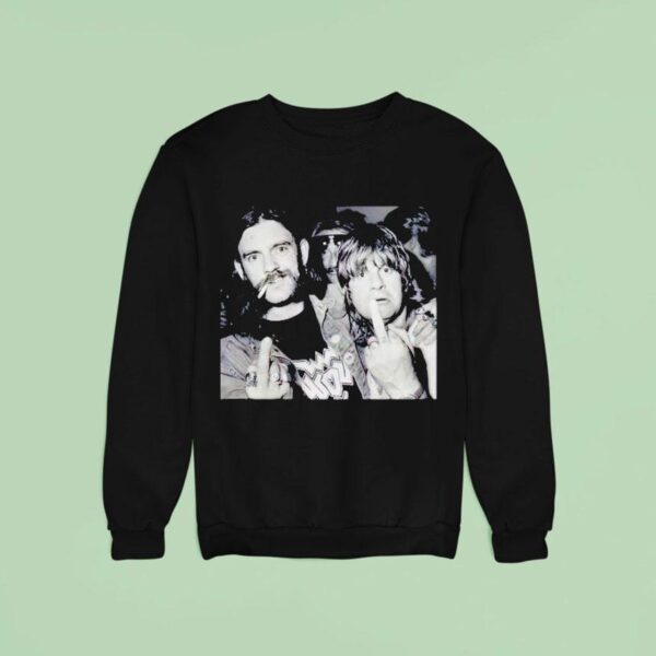 Lemmy And Ozzy Middle Finger Sweatshirt
