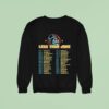 Less Than Jake Summer Circus Tour Dates Skull Globe Sweatshirt