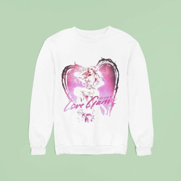 Let S Play A Love Game Graphic Sweatshirt