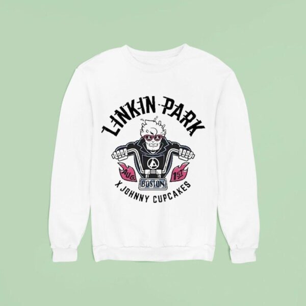 Linkin Park X Johnny Cupcakes Boston Ma Motor Sweatshirt