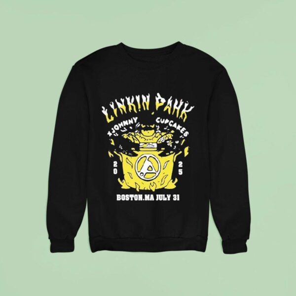 Linkin Park X Johnny Cupcakes July St Boston Ma Sweatshirt