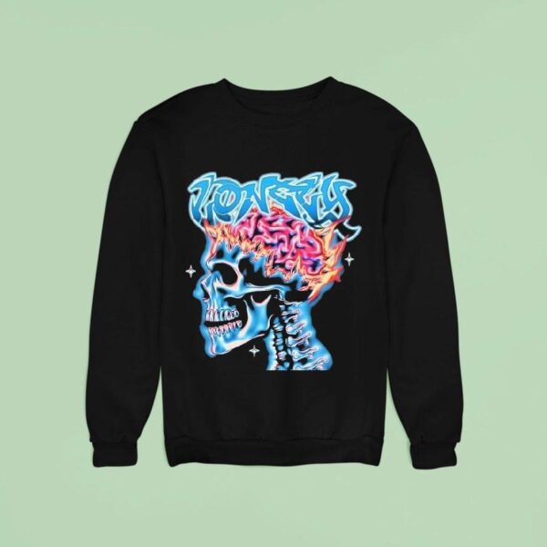 Lonely Hearts Club No Guts No Glory Skull Sweatshirt
