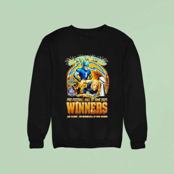 Los Angeles Chargers Pro Football Hall Of Fame Winners Masco Sweatshirt