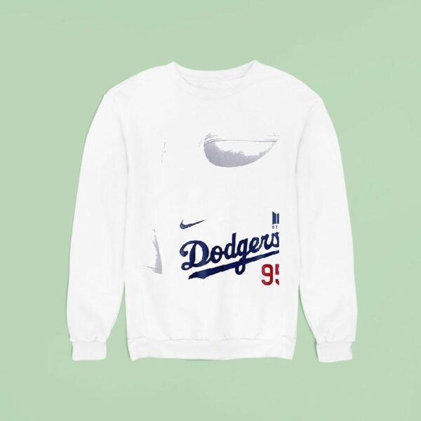 Los Angeles Dodgers Bts Taehyung Signature Sweatshirt