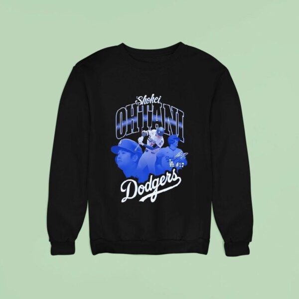 Los Angeles Dodgers Shohei Ohtani Player Graphic Signature Sweatshirt