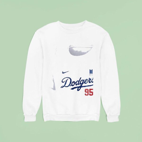 Los Angeles Dodgers X Park Jimin Bts Art Signature Sweatshirt