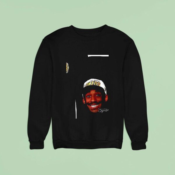 Los Angeles Lakers Kobe Bryant X Nba Champion Rings Portrait Signature Sweatshirt