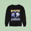 Los Angeles Rams Vs Dallas Cowboys Football Helmets Nfl Sweatshirt