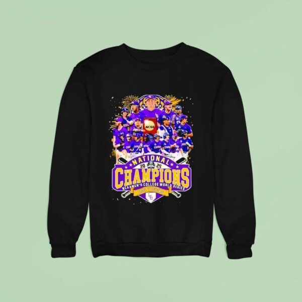 Lsu Tigers National Champions Ncaa Men S College World Series Champions Sweatshirt