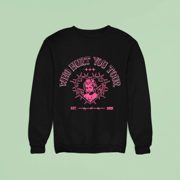 Luciano Cota Who Hurt You Tour Est Angel Hear Sweatshirt