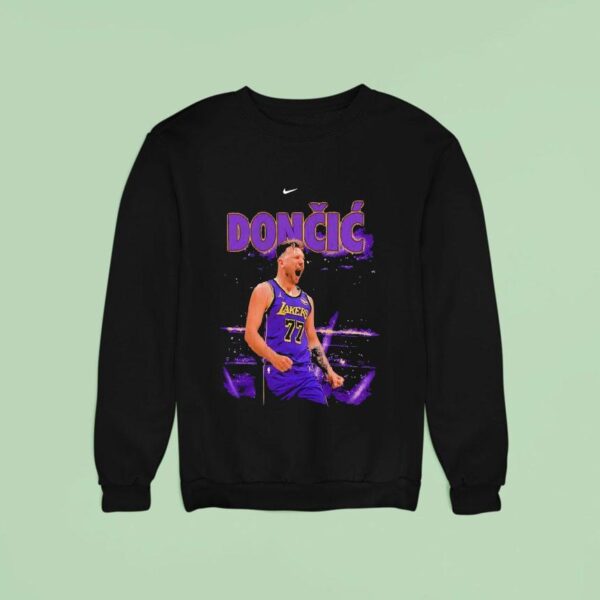 Luka Doncic Los Angeles Lakers Nba Graphic Sweatshirt