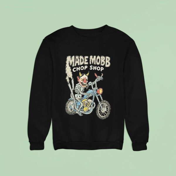 Made Mobb Chop Shop Skeleton Motor Sweatshirt