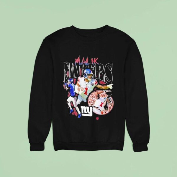 Malik Nabers Nfl New York Giants Football Sweatshirt
