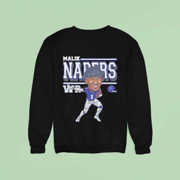 Malik Nabers Wr New York Giants Football Sweatshirt