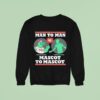 Man To Man Phillie Phanatic Vs Green Man Mascot To Masco Sweatshirt