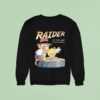 Mario As Indiana Jones Raider Of The Lost Mushroom Sweatshirt