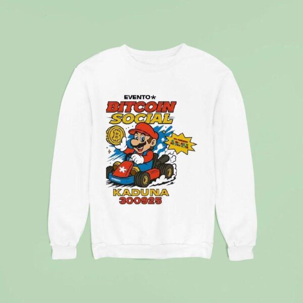 Mario Bros Evento Bitcoin Social Kaduna Sweatshirt