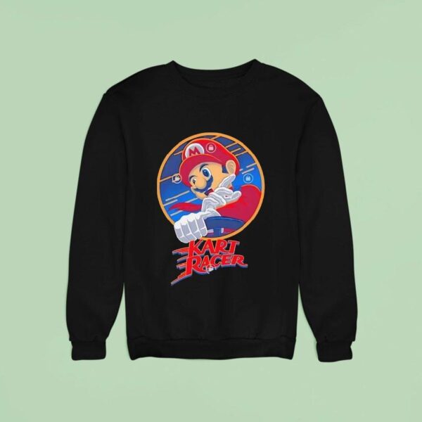 Mario Kart In The Style Of Speed Racer Sweatshirt