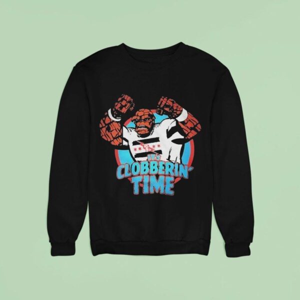 Marvel The Fantastic It S Clobberin Time Sweatshirt