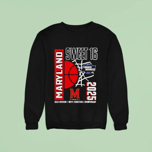 Maryland Terrapins Men S Basketball Tournament March Madness Sweet Ncaa Sweatshirt