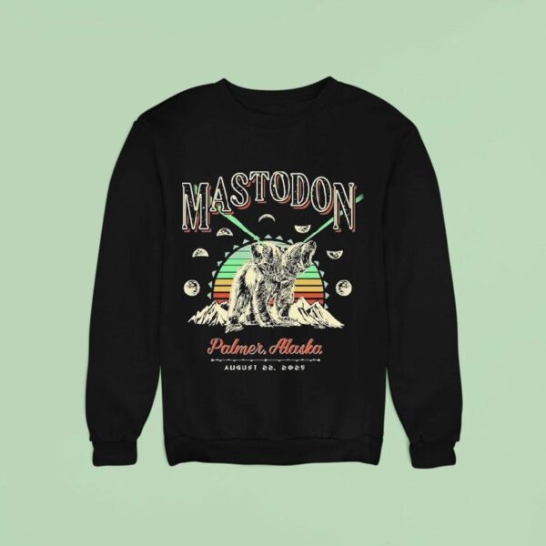 Mastodon Palmer Alaska Bear Sweatshirt