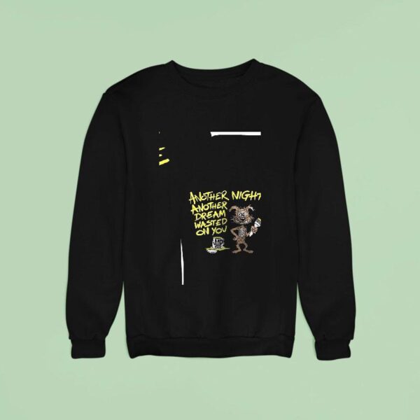 Mayday Parade Another Night Another Dream Wasted On You Graffiti Dog Sweatshirt