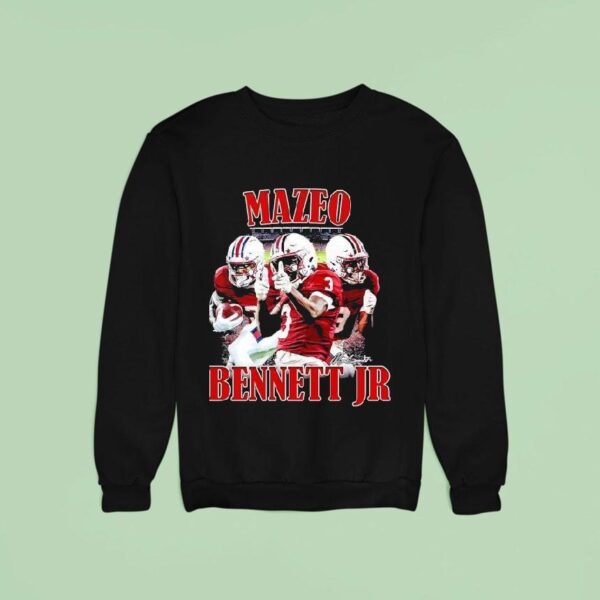 Mazeo Bennett Jr South Carolina Gamecocks Football Signature Sweatshirt