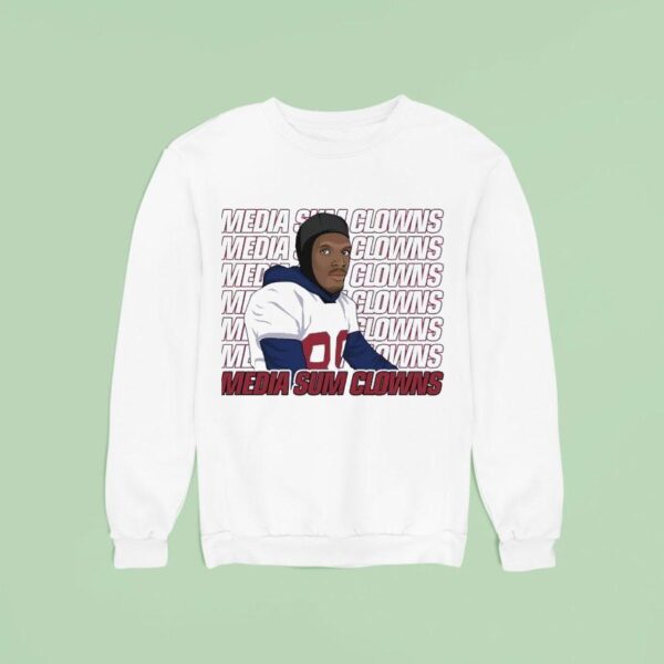 Media Sum Clowns Colin Kaepernick New York Giants Sweatshirt