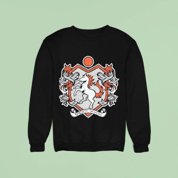 Medieval Shield Denver Broncos Football Vcclxxx Sweatshirt