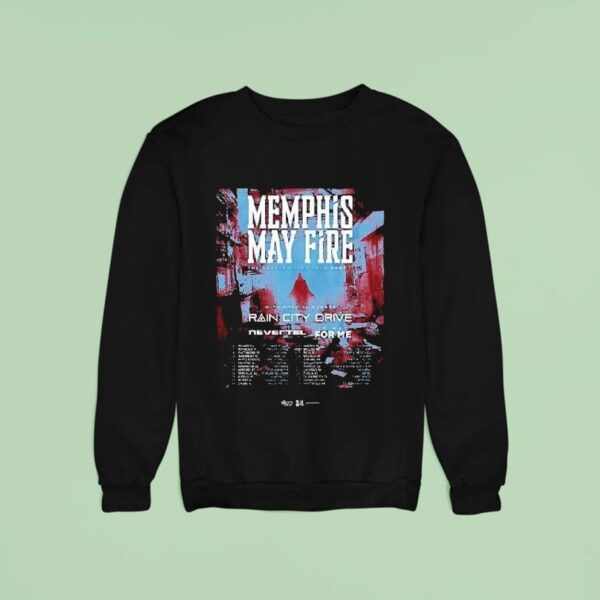 Memphis May Fire The Shapeshifter Tour Dates Part Ii Sweatshirt