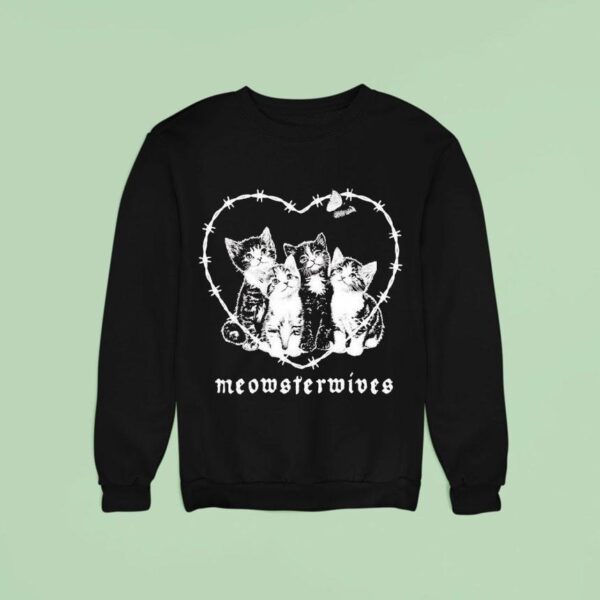 Meowsterwives Cat Hear Sweatshirt