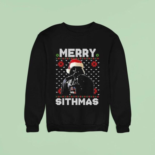 Merry Sithmas Darth Vader Ugly Holiday Christmas Sweatshirt