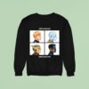 Metahumanz Justice Gang Days Green Lantern Metamorpho Hawk Girl And Mister Terrific Sweatshirt