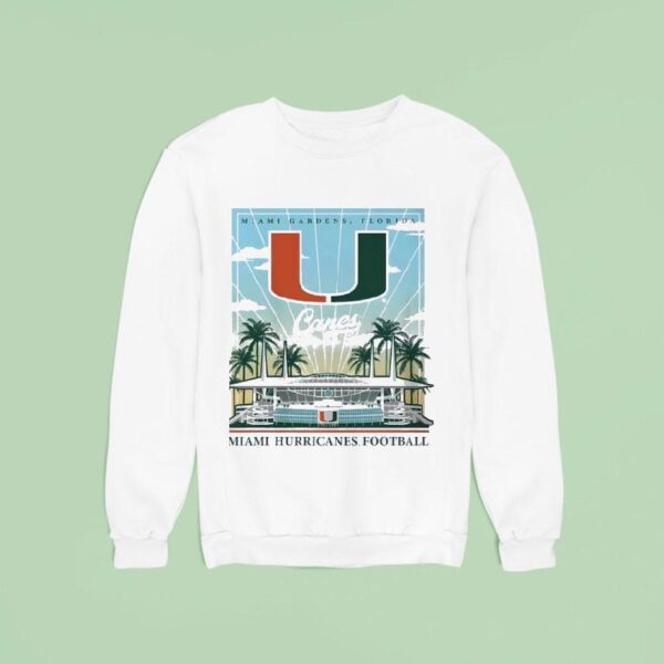 Miami Hurricanes Gardens Florida Football Sweatshirt