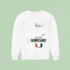 Miami Hurricanes Ncaa One Nation Under God Cross Graphic Sweatshirt