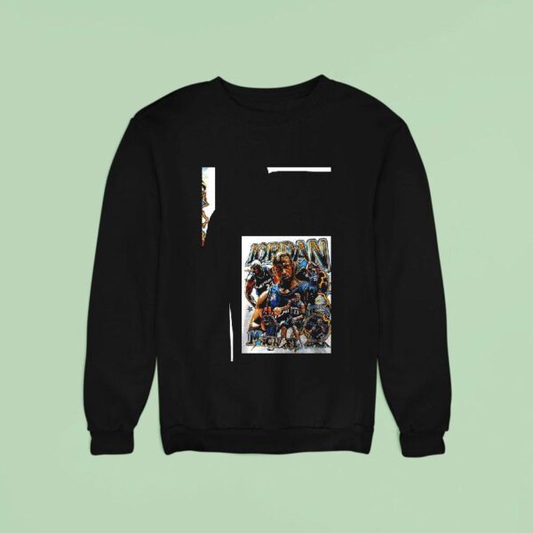 Michael Jordan He S Back The Last Glance Signature Sweatshirt