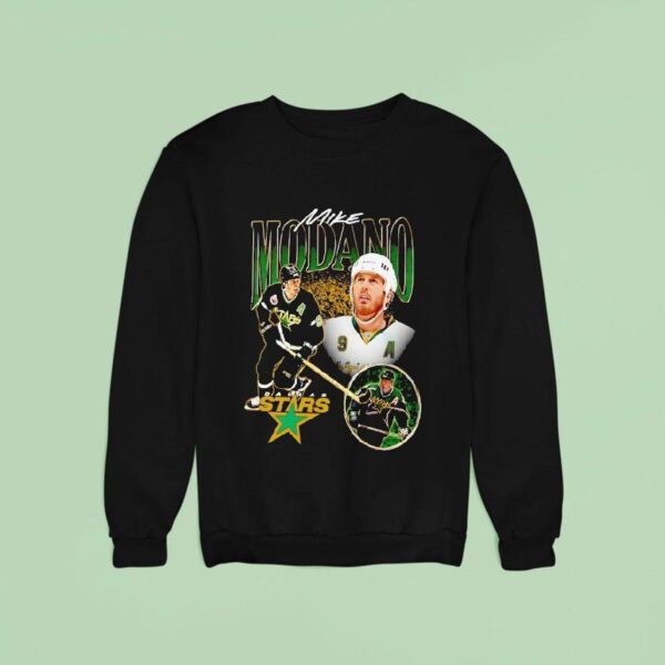 Mike Modano Dallas Stars Hockey Graphic Sweatshirt