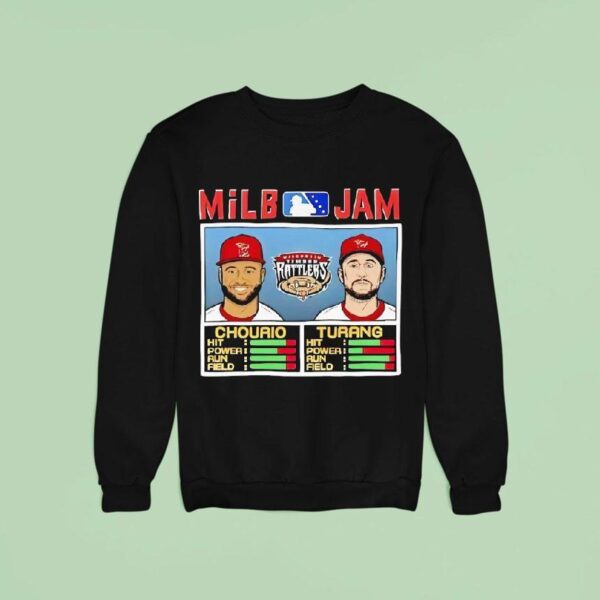 Milb Jam Ackson Chourio And Brice Turang Wisconsin Timber Rattlers Sweatshirt