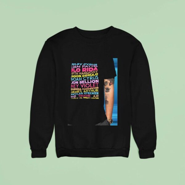 Miley Cyrus Liam Payne Flo Rida Fifth Harmony Jason Derulo Noah Cyrus Jon Bellion Hey Viole Sweatshirt