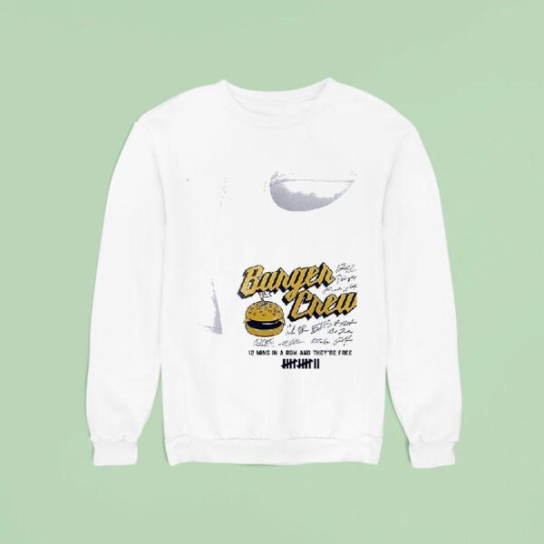 Milwaukee Brewers X Burger Crew Wins In A Row And They Re Free Signatures Sweatshirt