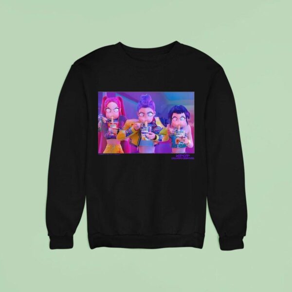 Mira Rumi And Zoey Eating Ramyeon Angrily Sweatshirt