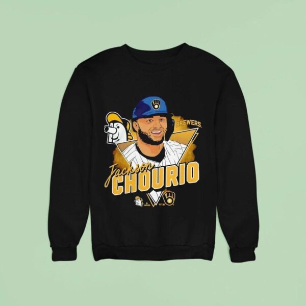 Mlb Player Jackson Chourio Milwaukee Brewers Sweatshirt