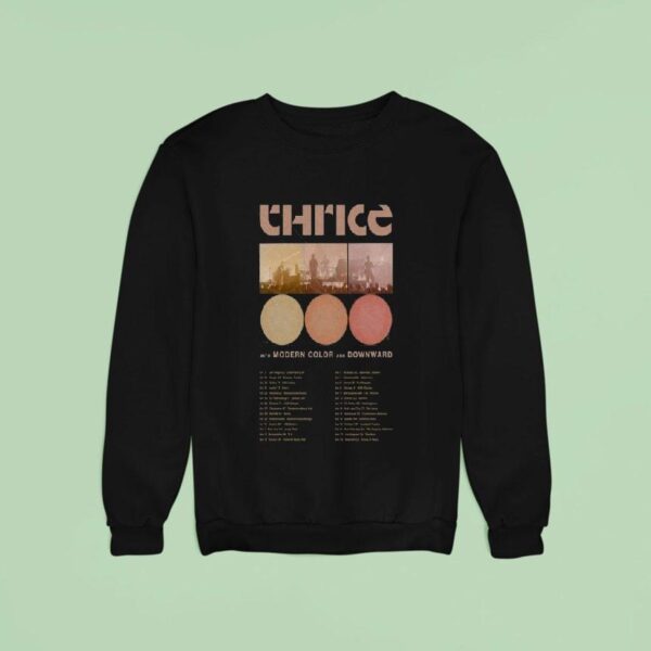 Modern Color Downward October November Sweatshirt