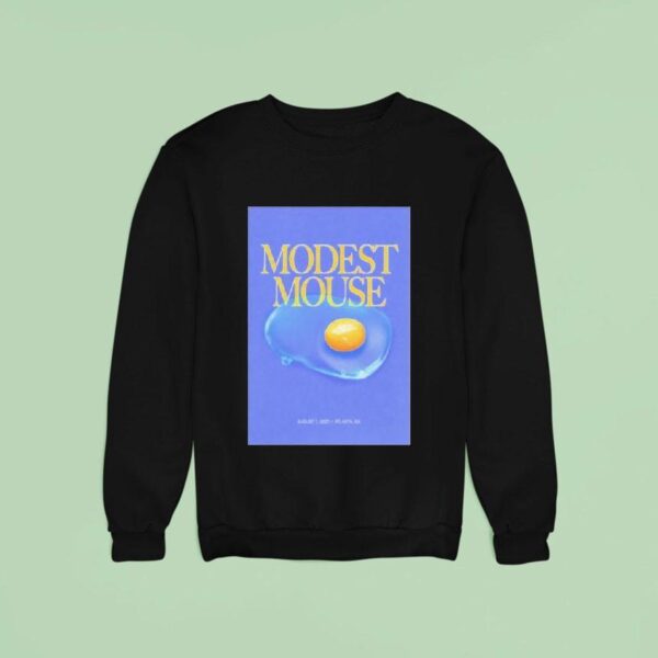 Modest Mouse Live In Atlanta Ga August Tour Egg Sweatshirt