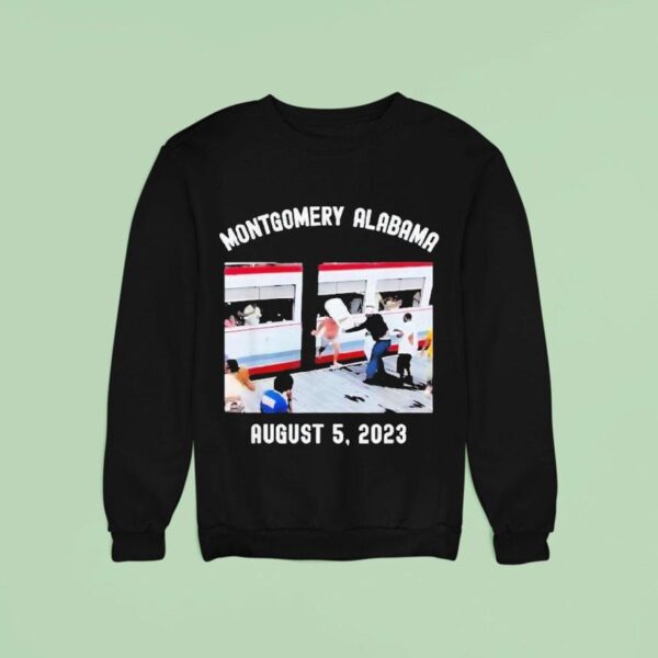 Montgomery Alabama Boat Fight Riverboat Brawl Chair August Chair Sweatshirt
