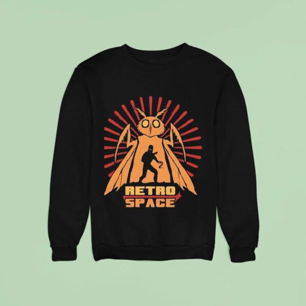 Mothman Retro Space Monster Sweatshirt