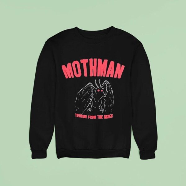 Mothman Terror From The Skies Sweatshirt