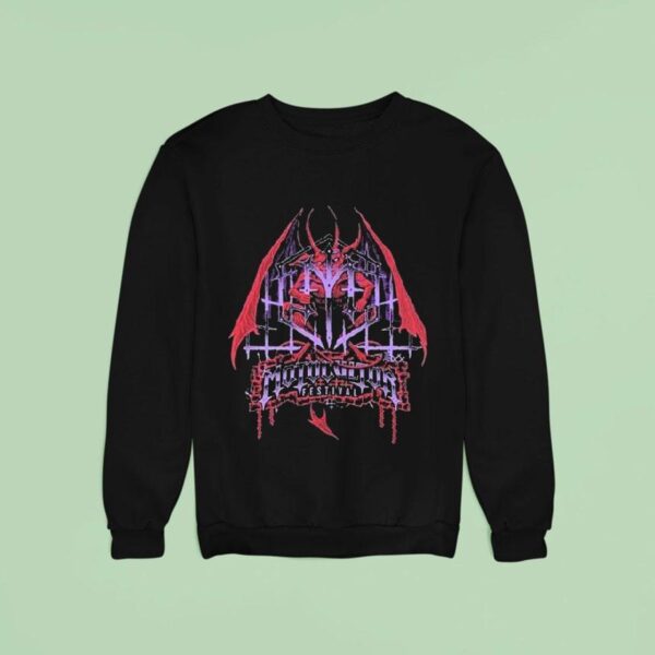 Motocultor Festival Winged Demon With Tour Dates In Carhaix Plouguer France On August Sweatshirt