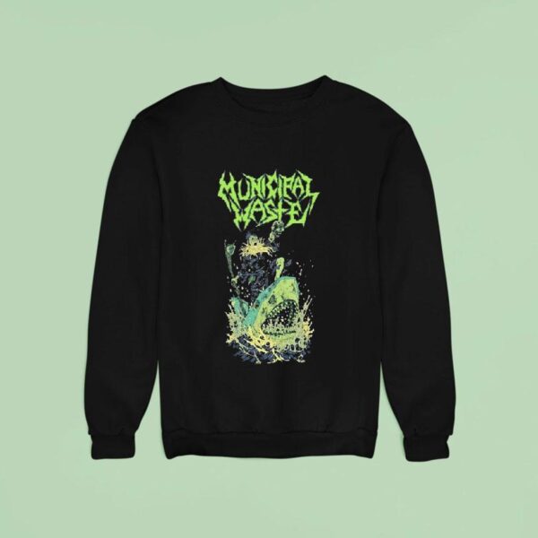 Municipal Waste Glow Shark Sweatshirt