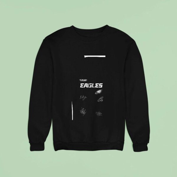My Chemical Romance X Philadelphia Eagles Long Live The Black Parade Tour Signatures Sweatshirt